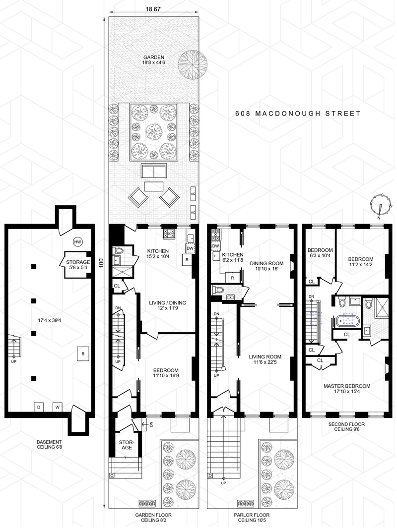 Floorplan for 608 Macdonough Street