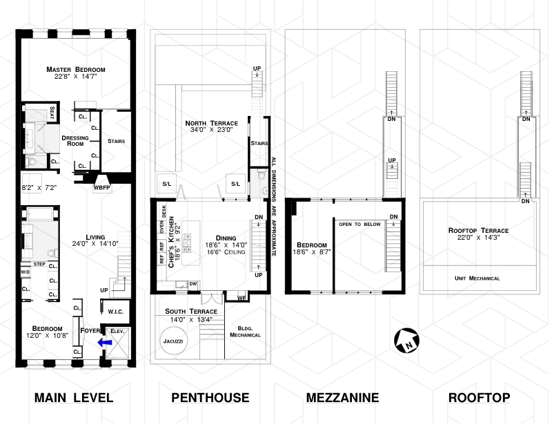 Floorplan for 153 Chambers Street