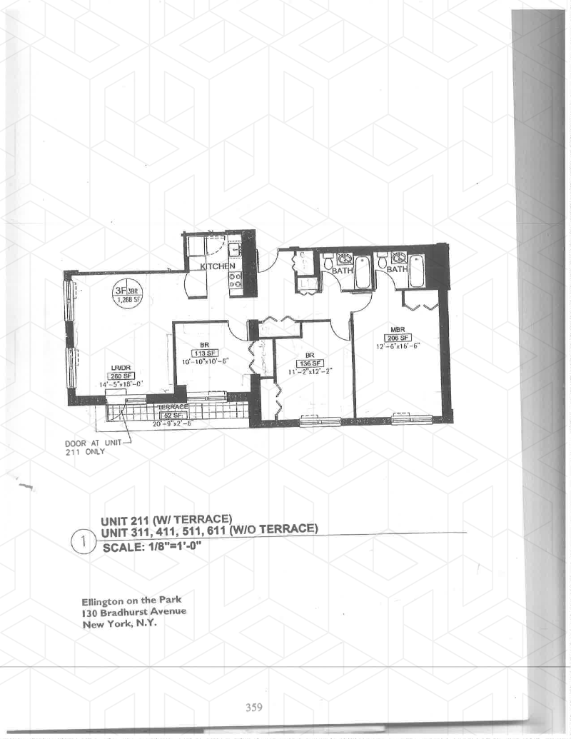 Floorplan for 130 Bradhurst Avenue, 311
