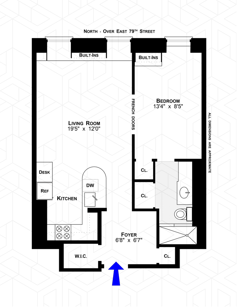 Floorplan for 120 East 79th Street, 2B