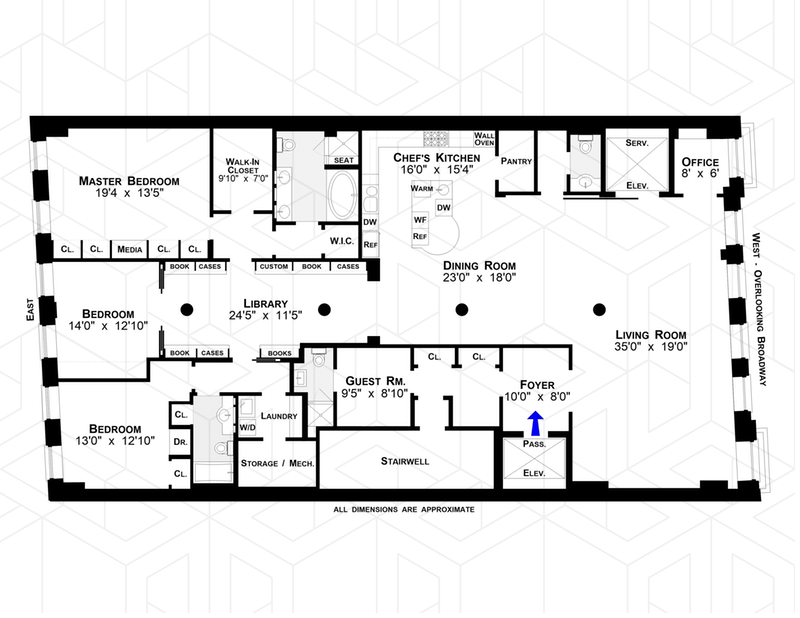 Floorplan for 832 Broadway