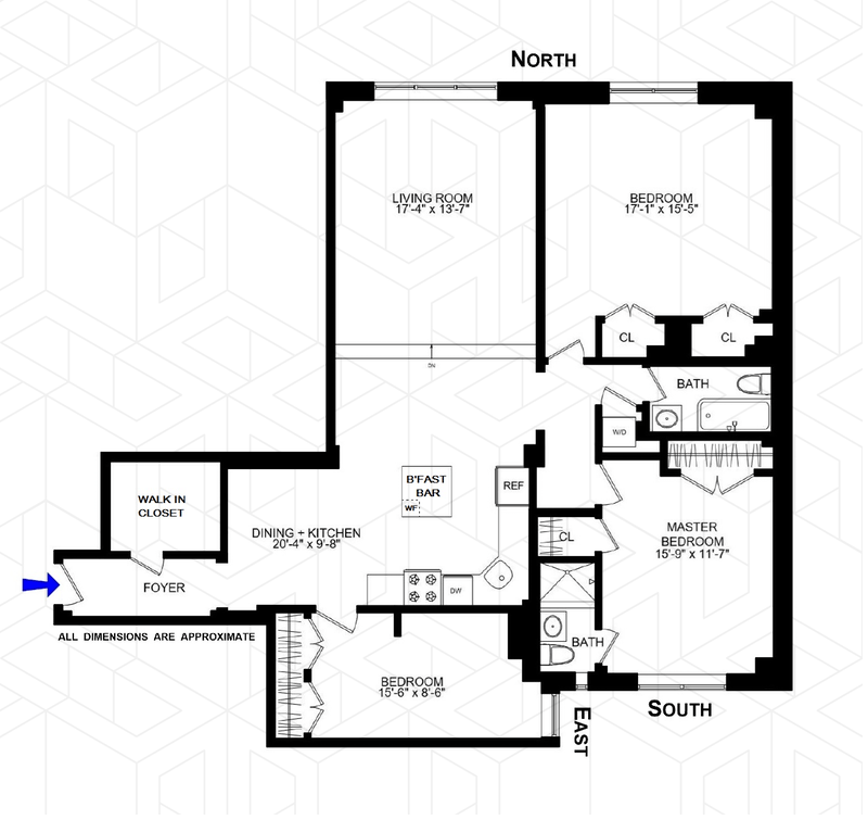 Floorplan for 160 East 89th Street, 5C