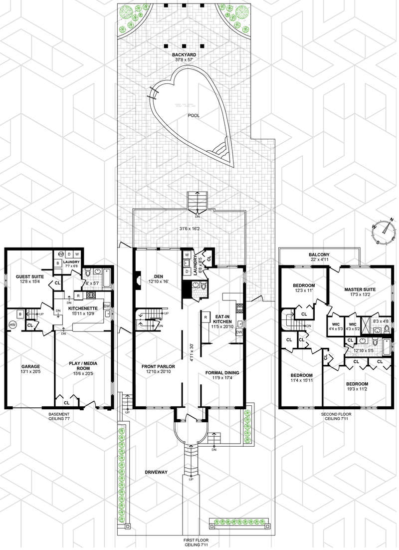 Floorplan for 8514 Narrows Avenue