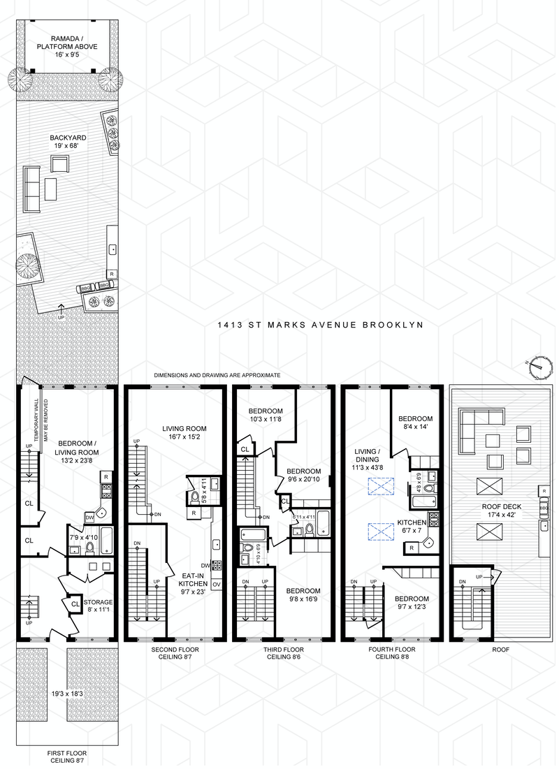 Floorplan for 1413 Saint Marks Avenue
