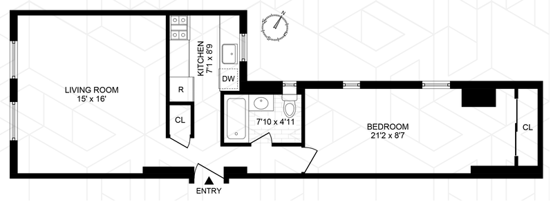 Floorplan for 355 St Johns Place, 1A