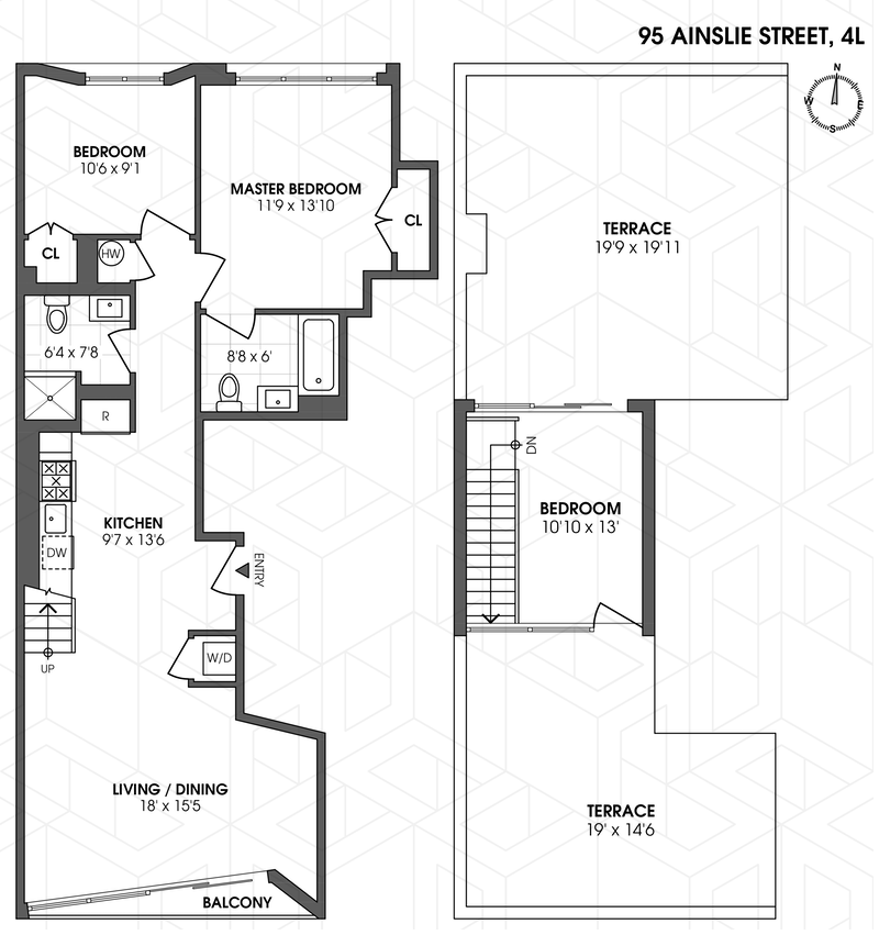 Floorplan for 95 Ainslie Street, 4L