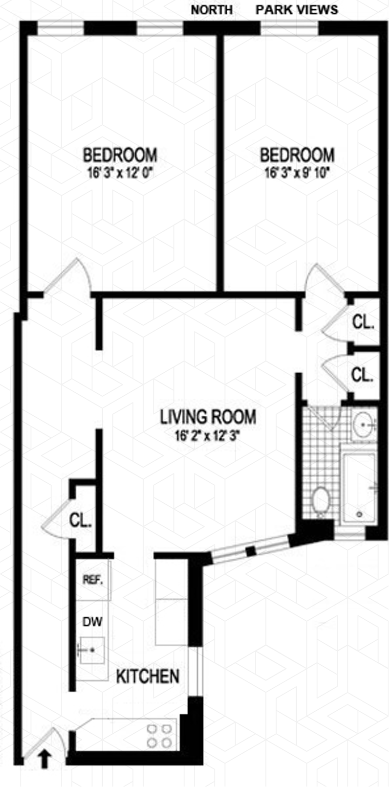 Floorplan for 720 West 173rd Street, 22