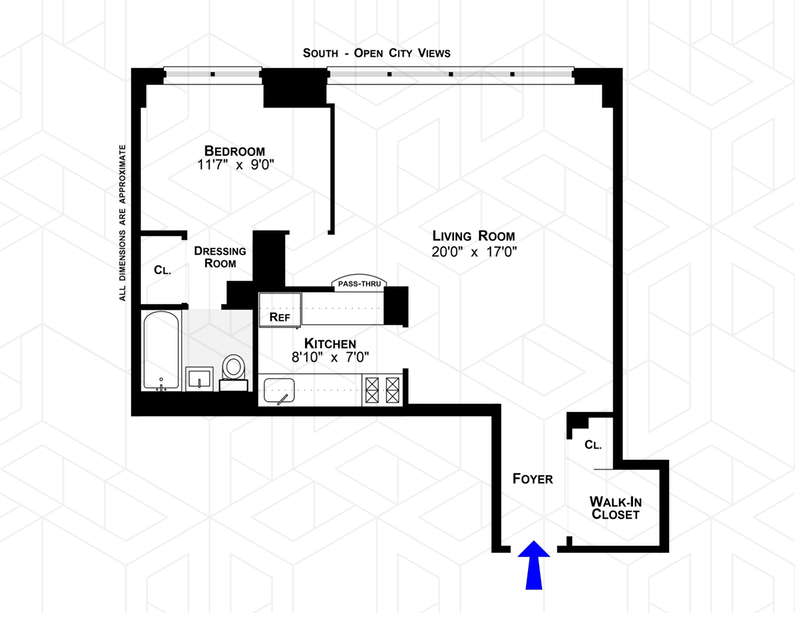 Floorplan for 142 West End Avenue, 20T