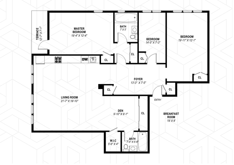 Floorplan for 735 Kappock Street, 11AB