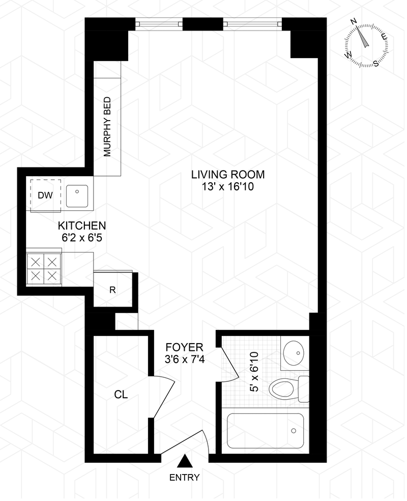 Floorplan for 243 West End Avenue, 1511