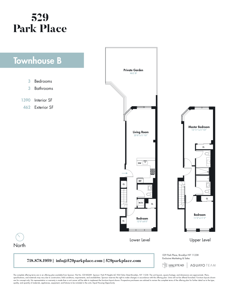 Floorplan for 529 Park Place, THB