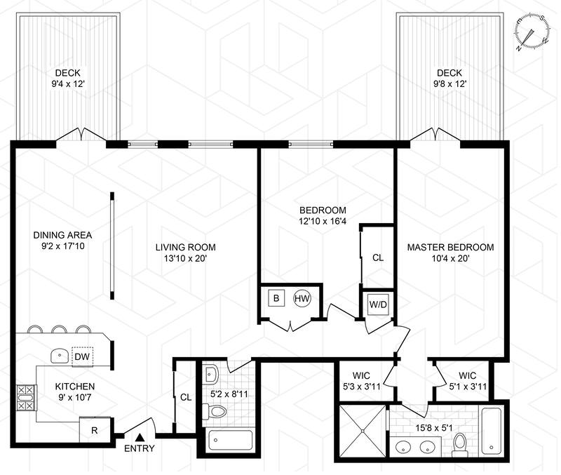 Floorplan for 109 Grand St, 504