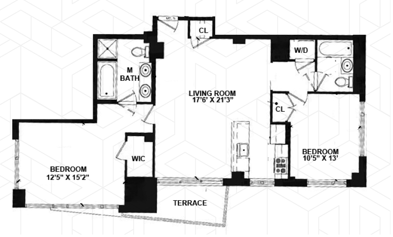 Floorplan for 560 Carroll Street, 5B