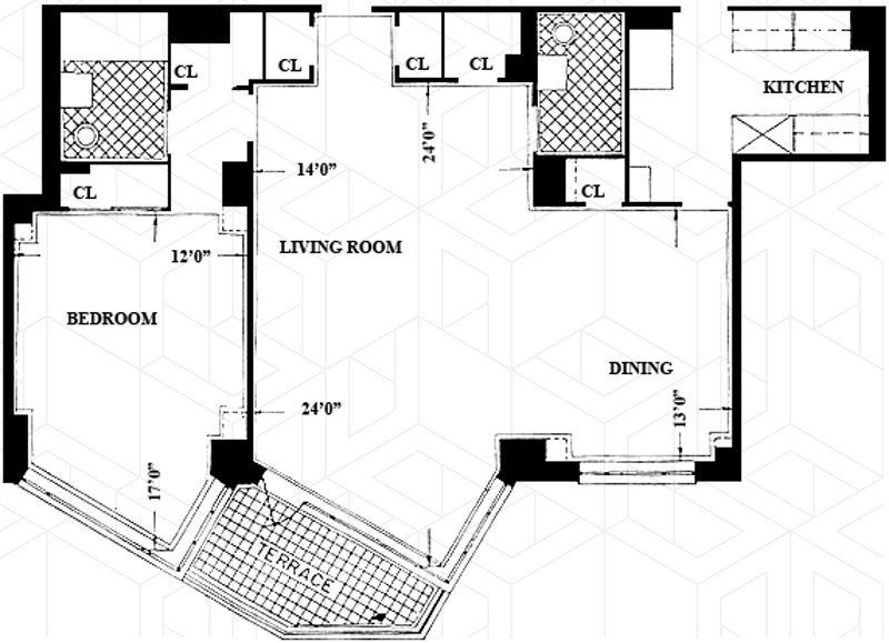 Floorplan for 60 Sutton Place South, 11EN