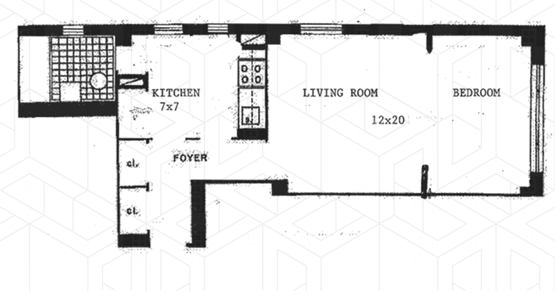 Floorplan for 40 Sutton Place