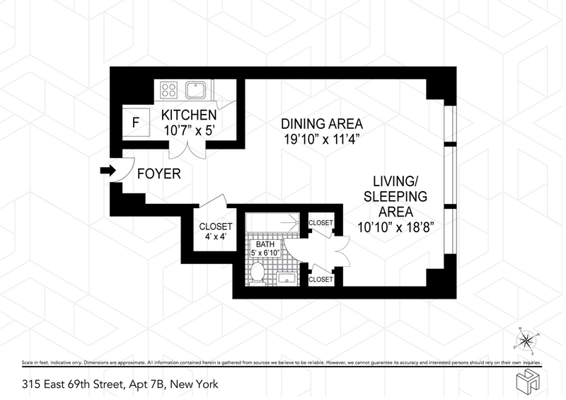 Floorplan for 315 East 69th Street