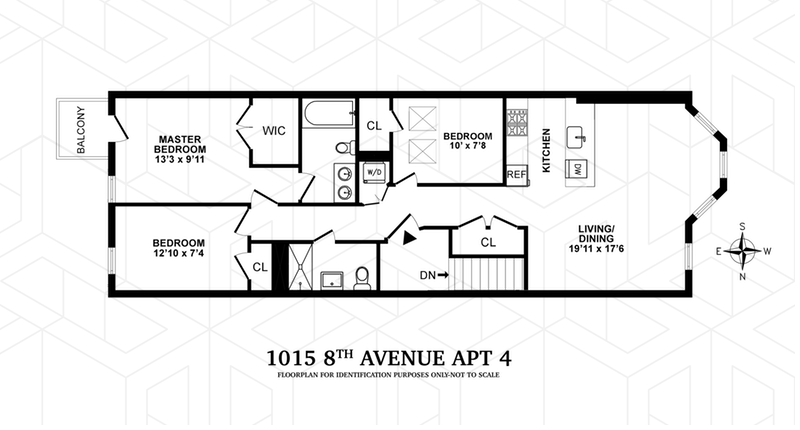 Floorplan for 1015 Eighth Avenue, 4