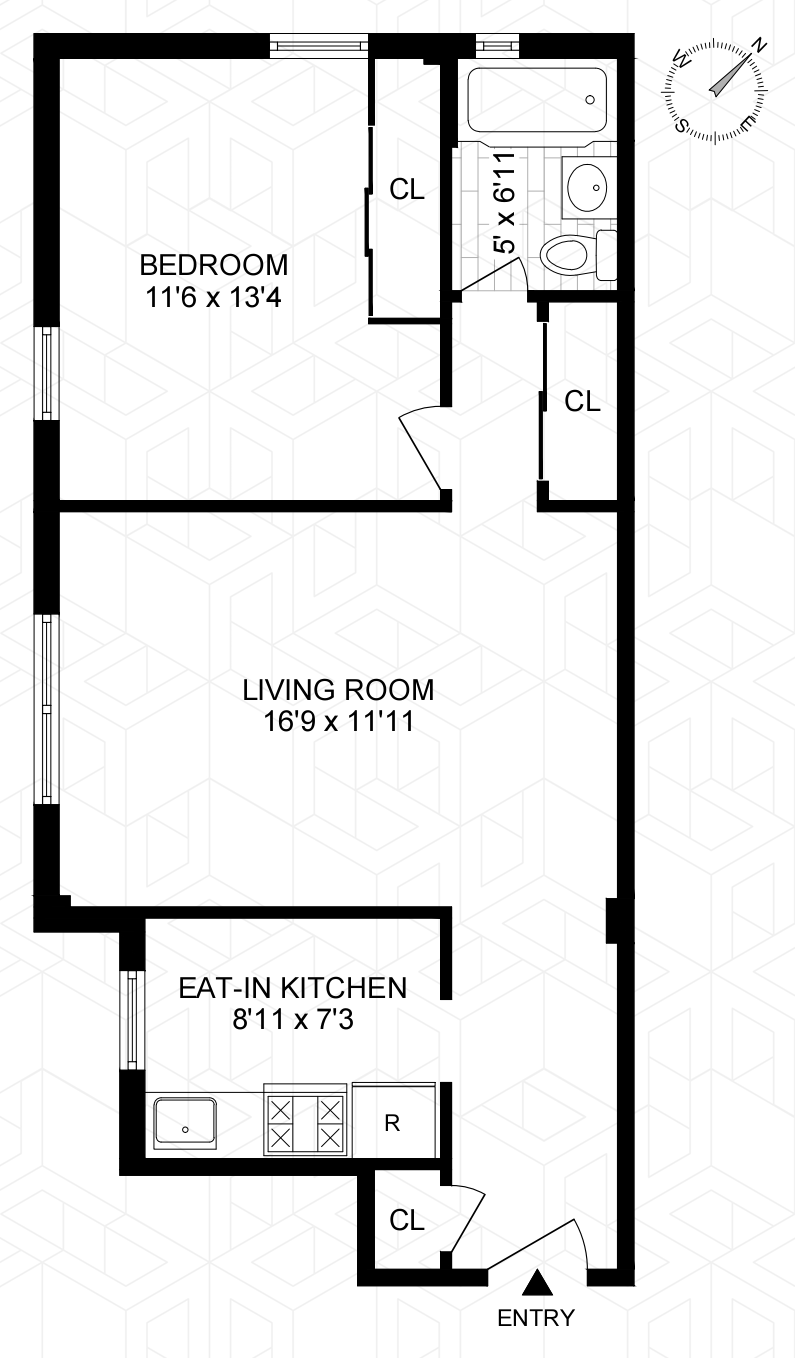 Floorplan for 25 -14 31st Avenue, 4D