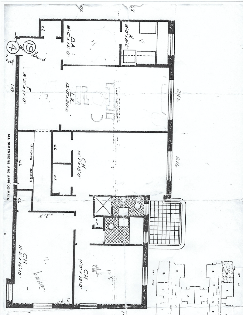 Floorplan for 68-61 Yellowstone Blvd, 419