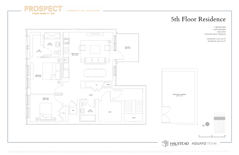 Floorplan for 496 Prospect Place, 5