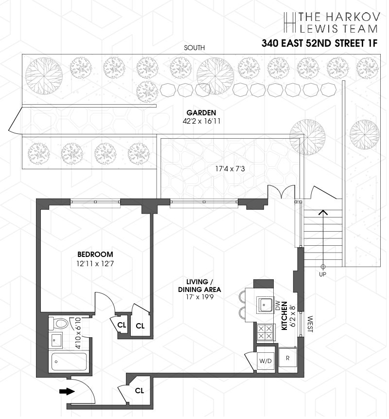 Floorplan for 340 East 52nd Street, 1F