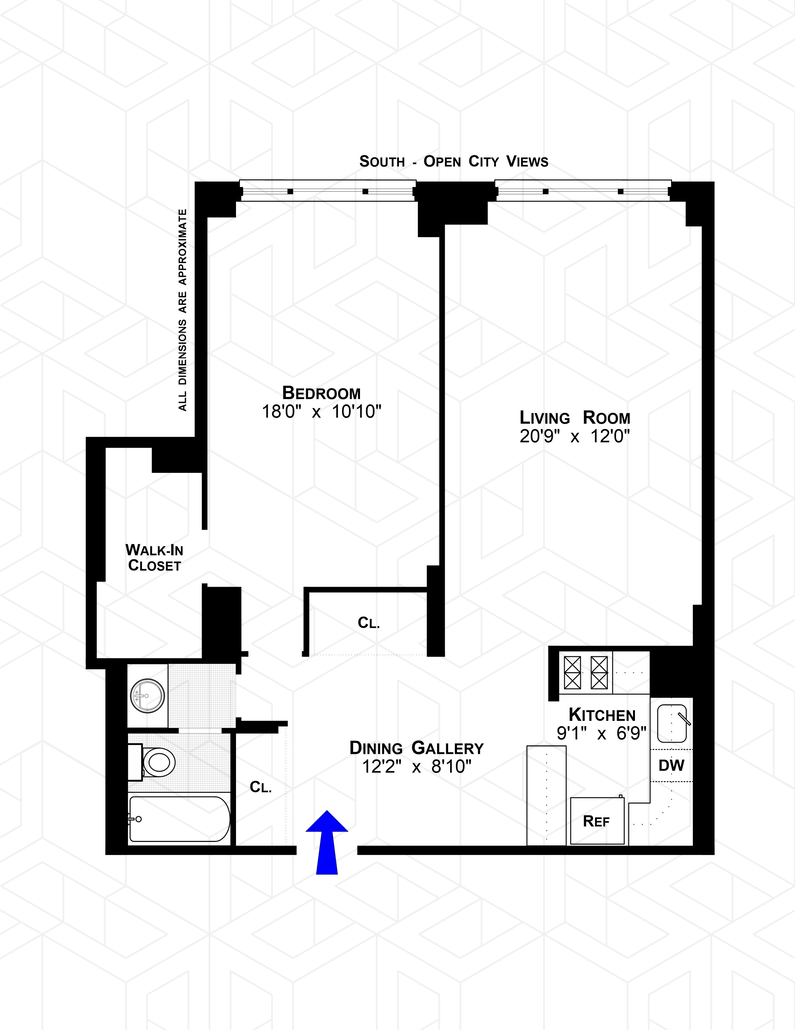 Floorplan for 300 East 40th Street, 32M