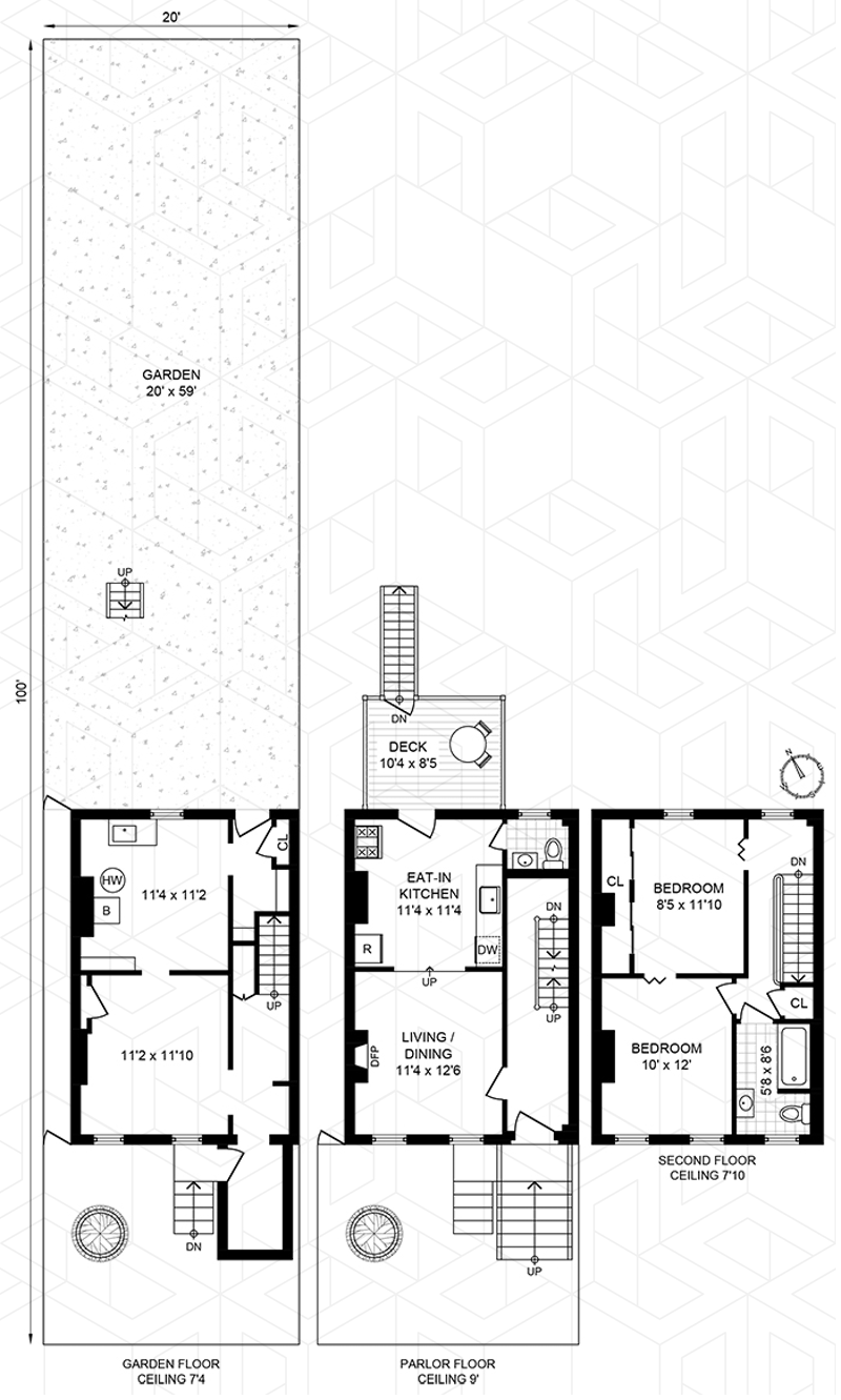 Floorplan for 213 14th Street