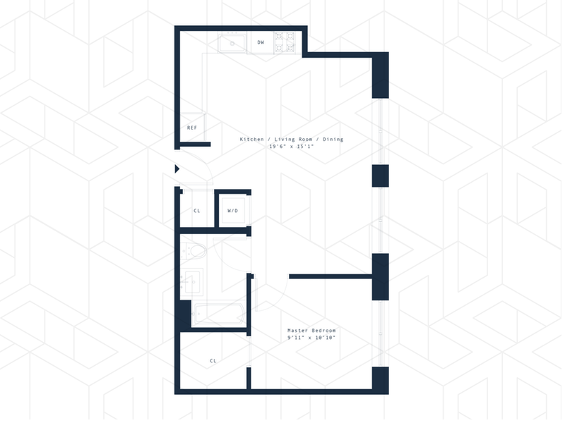 Floorplan for 52 Convent Avenue, 2B