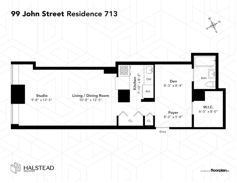 Floorplan for 99 John Street, 713