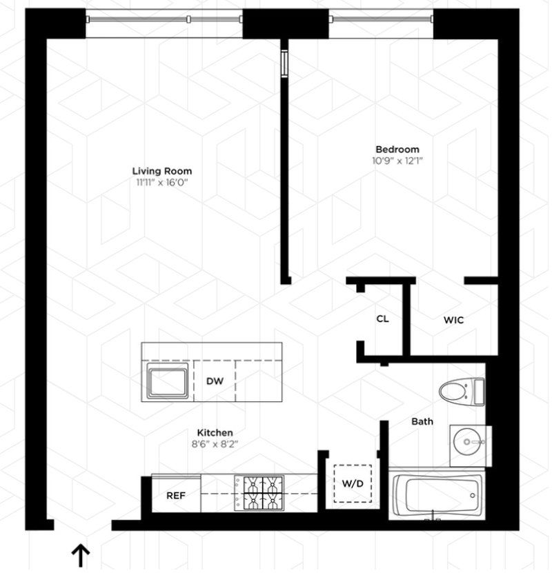Floorplan for 88 Morningside Avenue, 7D