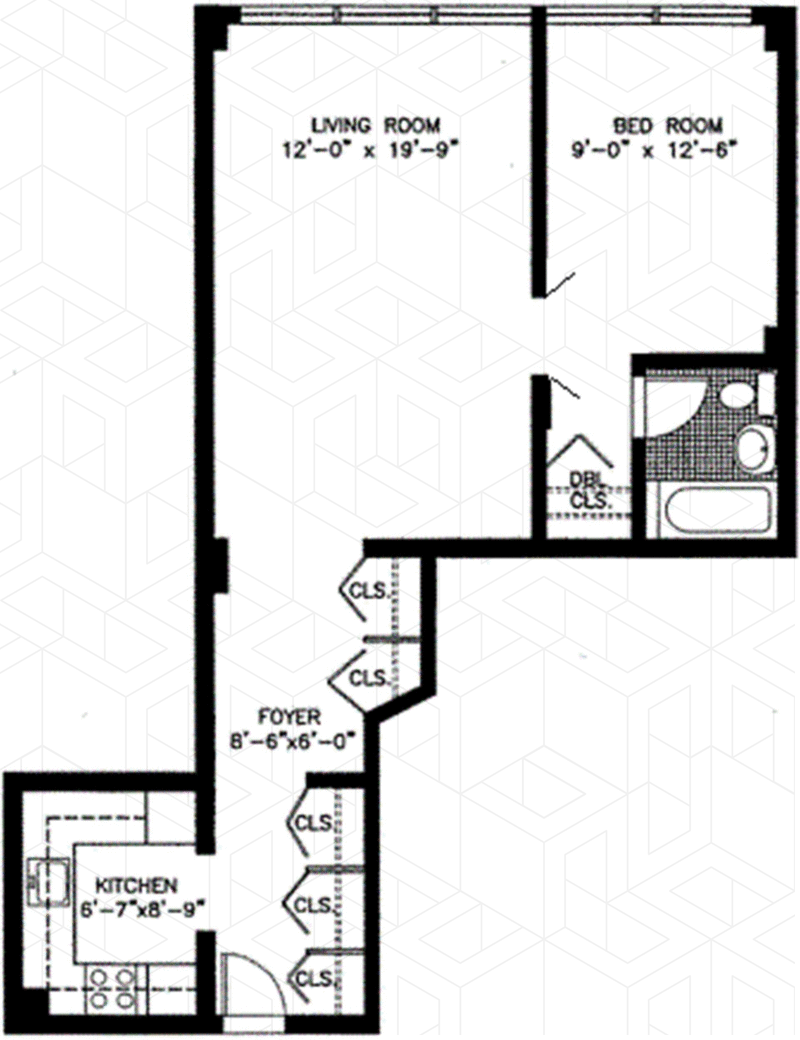 Floorplan for 7 East 14th Street, 1129