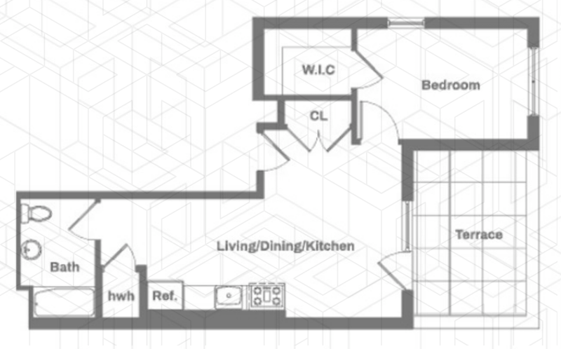 Floorplan for 977 Manhattan Avenue, 7F