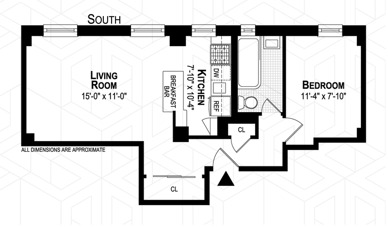Floorplan for 226 East 12th Street, 3H