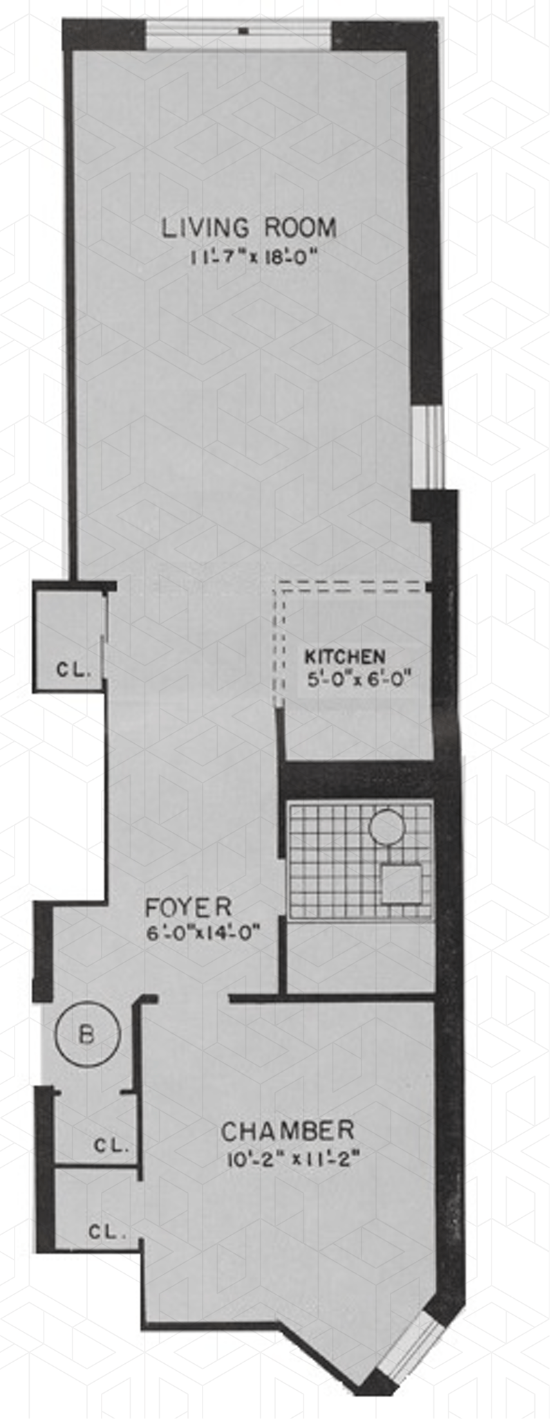 Floorplan for 534 East 88th Street, 4B