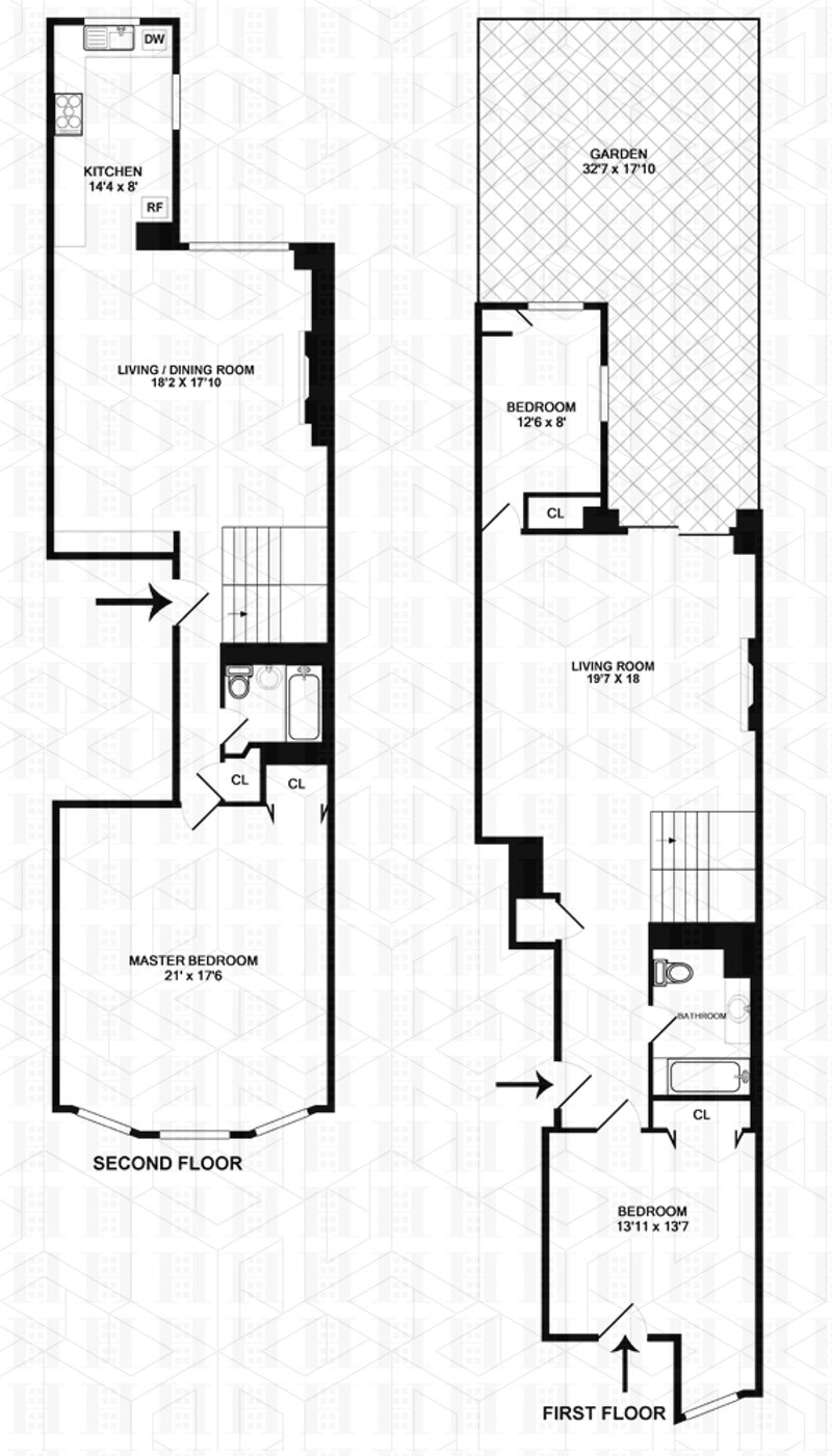 Floorplan for 125 West 88th Street, DUPLEX