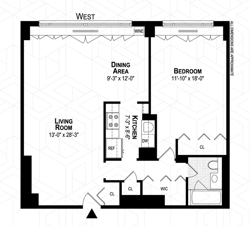 Floorplan for 301 East 78th Street, 5E