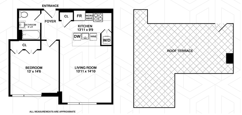 Floorplan for 2-40 51st Avenue, 3A