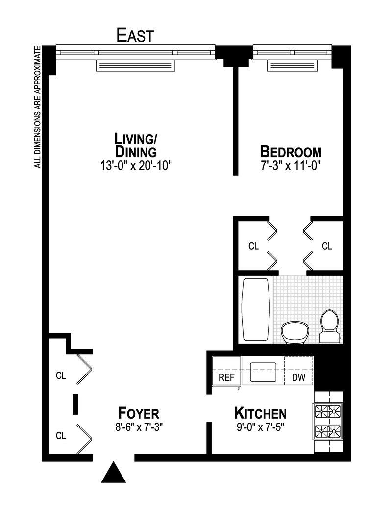 Floorplan for 444 East 75th Street