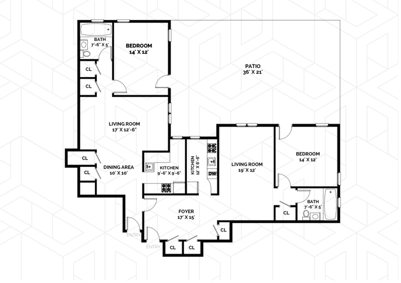 Floorplan for 5614 Netherland Avenue