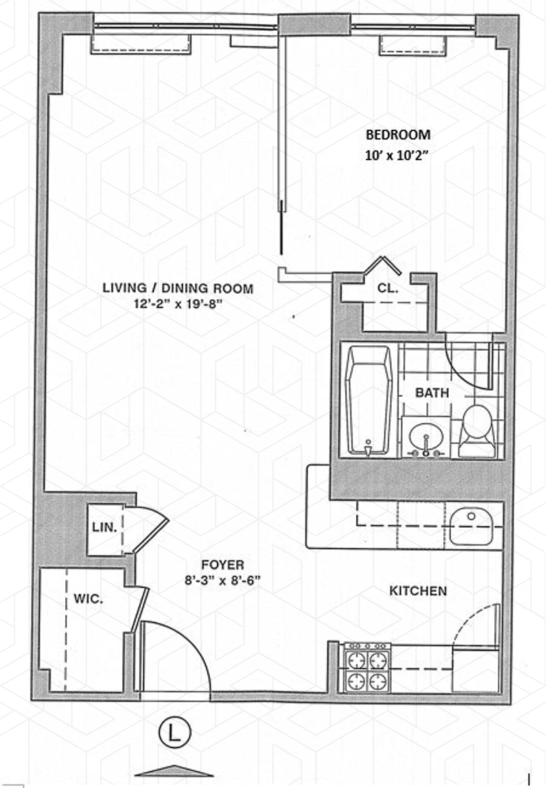 Floorplan for 3731 73rd Street, 1L