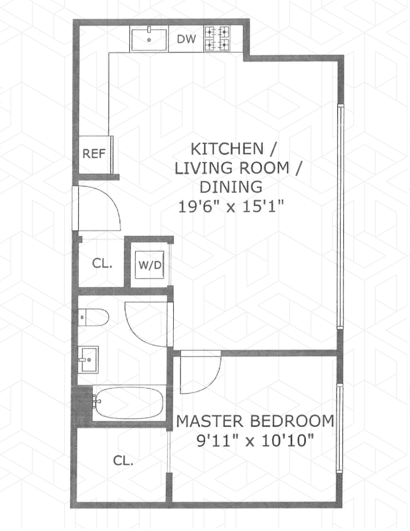 Floorplan for 52 Convent Avenue, 3B