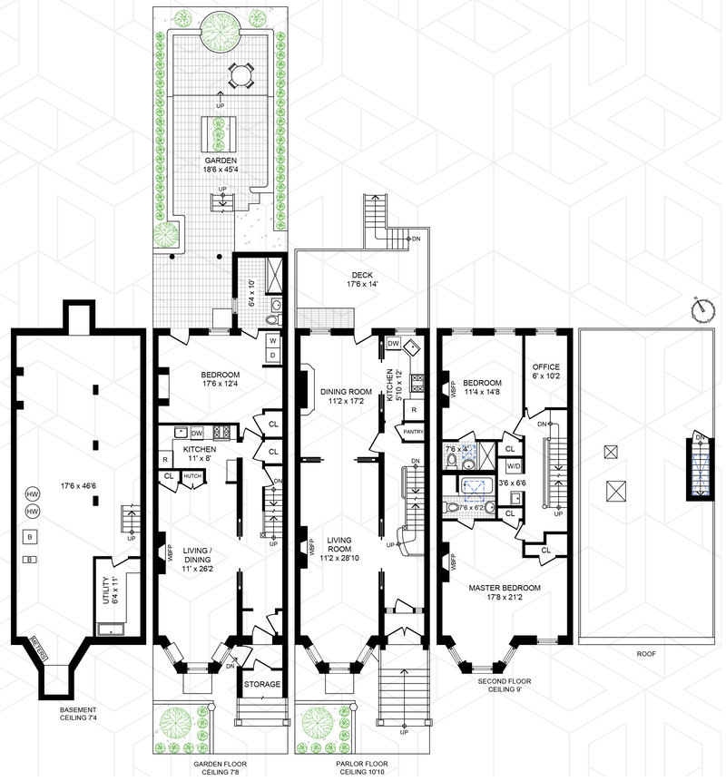 Floorplan for 617 11th Street