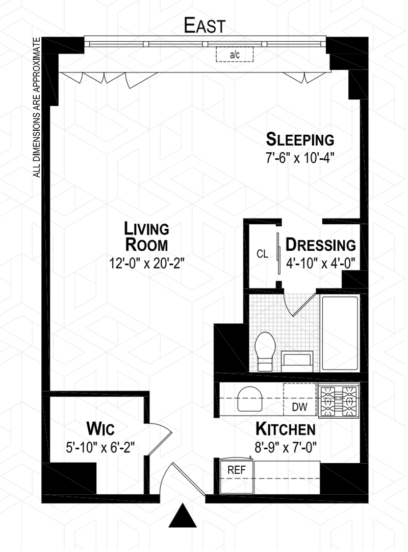 Floorplan for 165 West End Avenue, 6F
