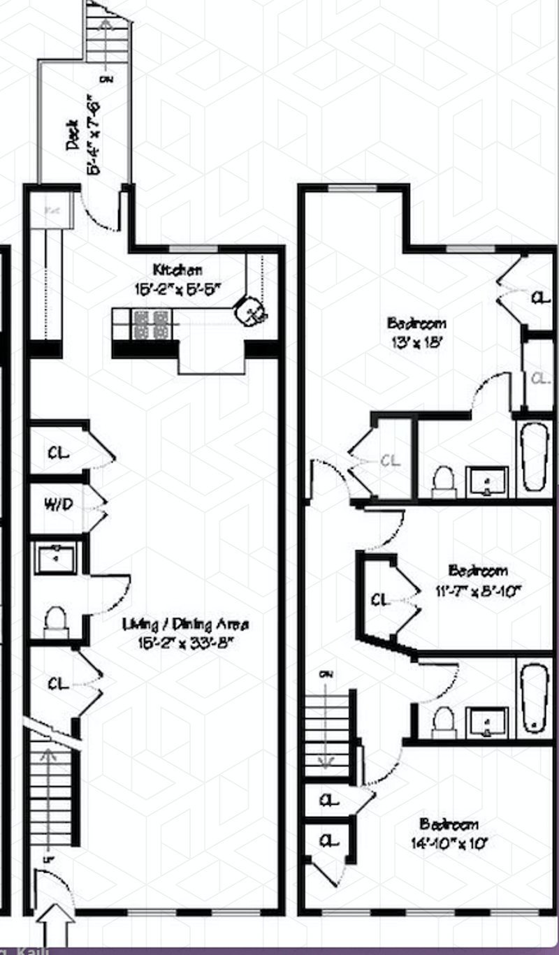 Floorplan for 107 A Somers Street, 2
