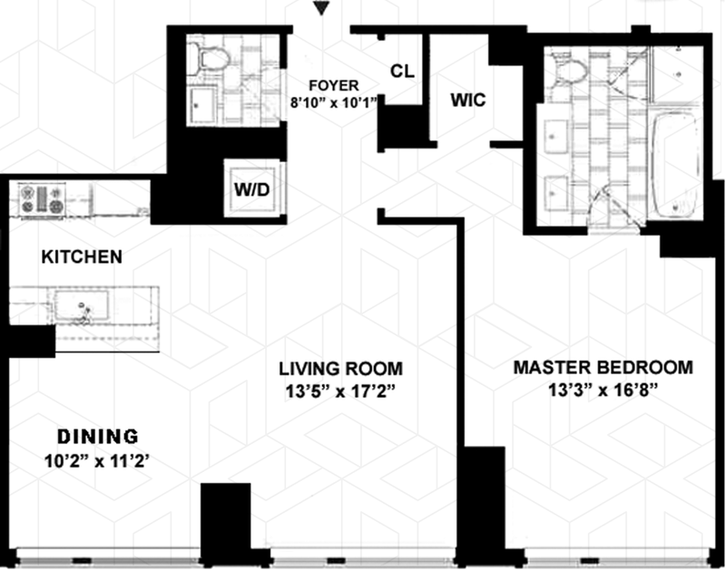 Floorplan for Spacious  Bright And Quiet