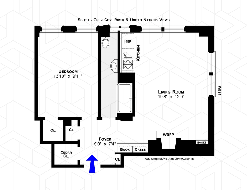 Floorplan for 10 Mitchell Place, 12A