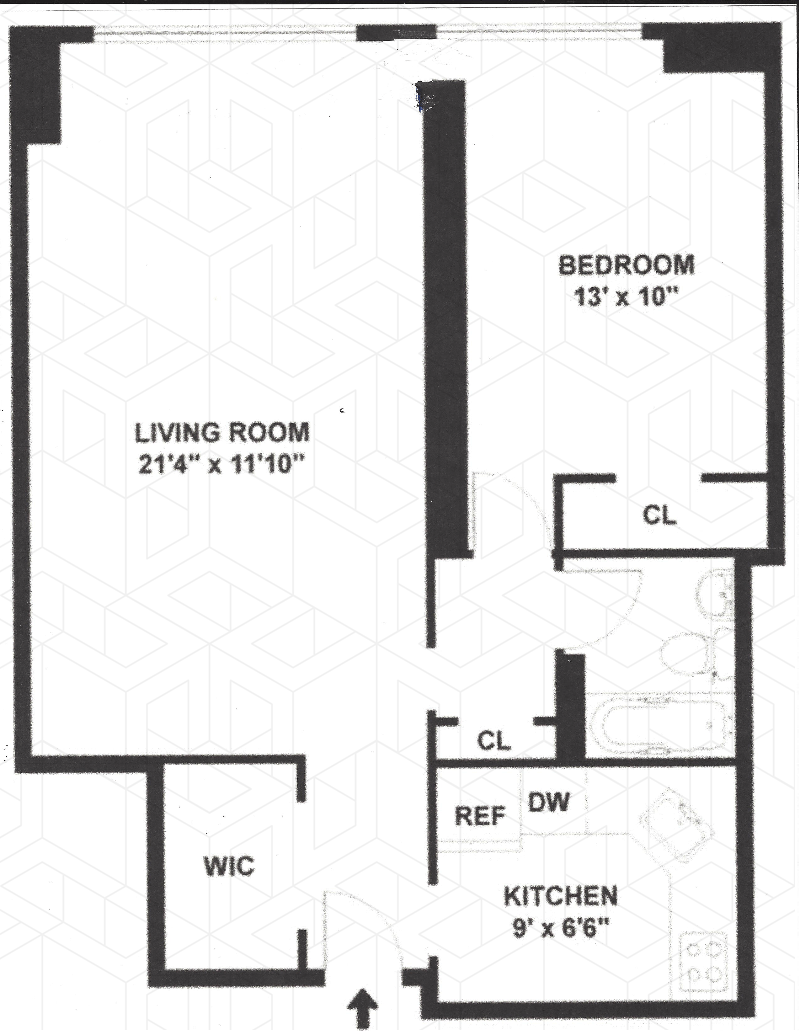 Floorplan for 102 -30 66th Road
