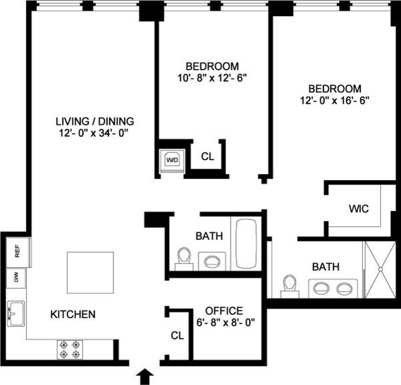 Floorplan for 49 East 21st Street, 5D