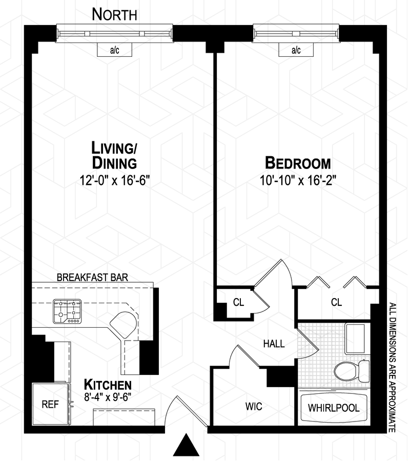 Floorplan for 40 Sutton Place, 3F