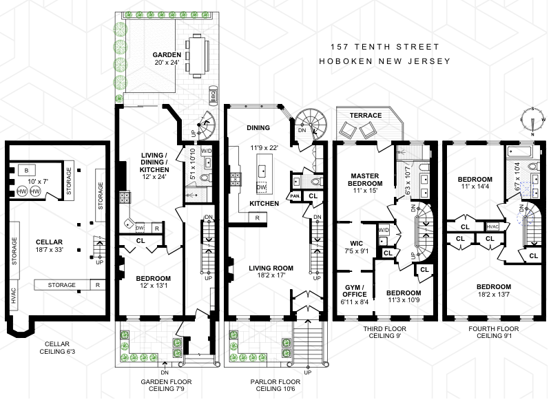 Floorplan for 157 10th Street